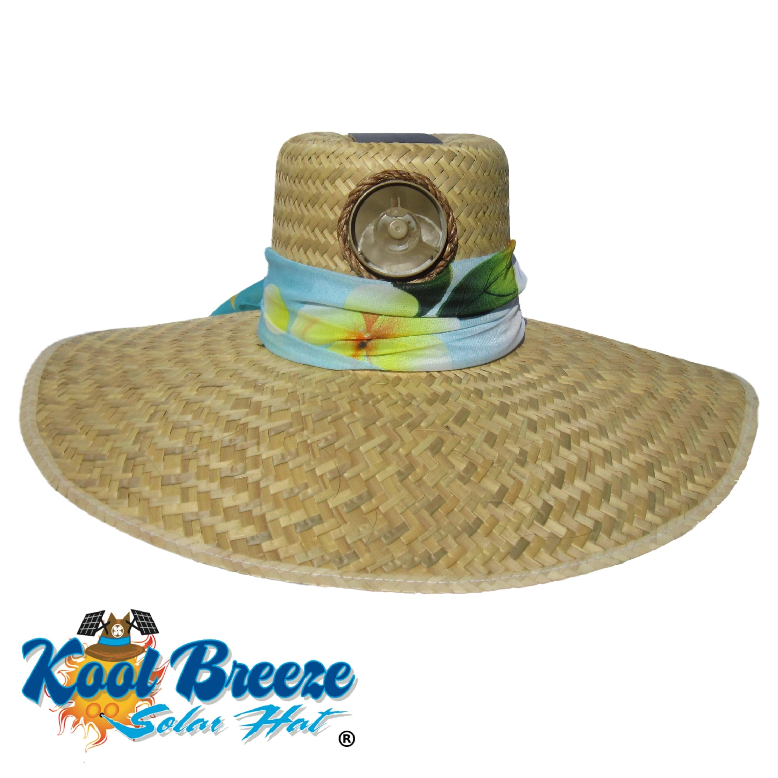 Kool Breeze Solar Hats Cowgirl Solar Straw Hat w. Starter Scarf
