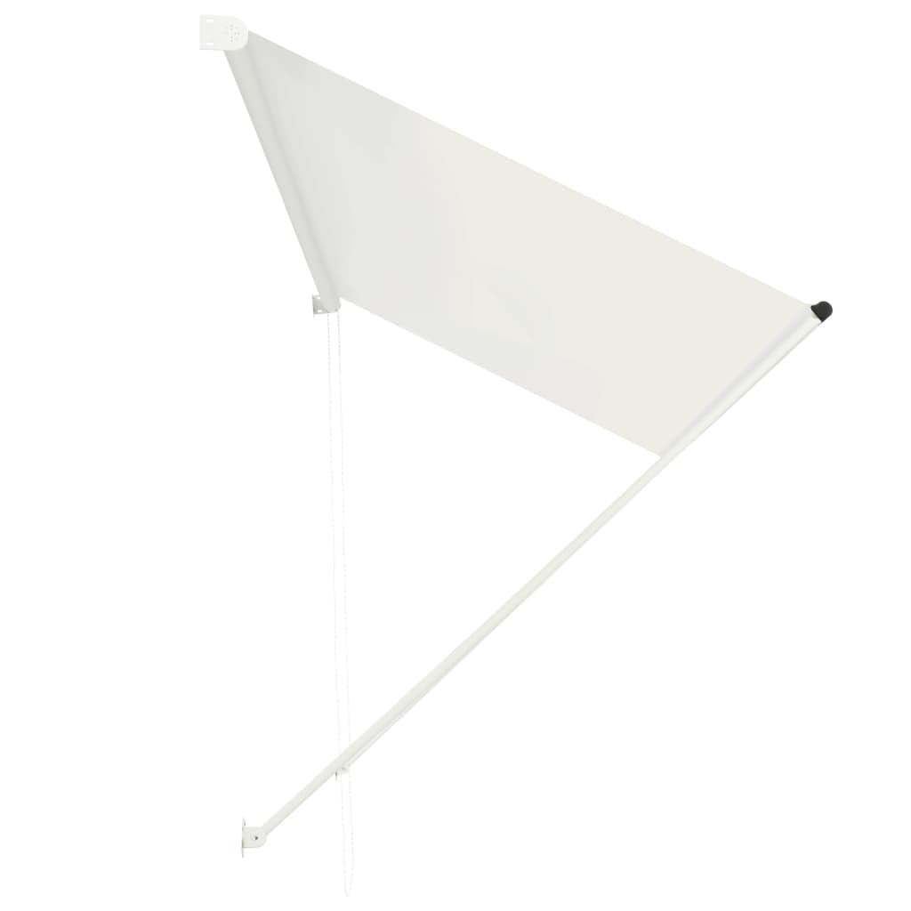 vidaXL Retractable Awning 118.1"x59.1" Cream