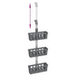 vidaXL Shower Hanger Shelf 11.8" x 5.9" x (26.4"-41.3") Aluminum