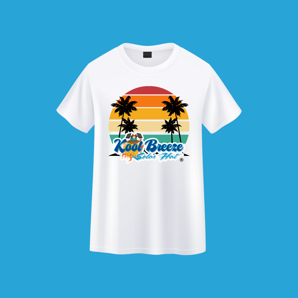 Kool Breeze Solar Hats T-Shirt - Unisex Palm Tree