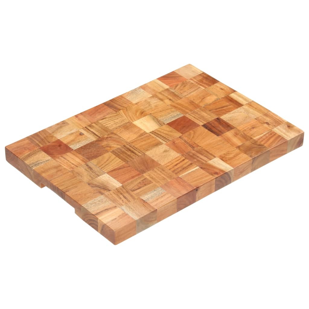 vidaXL Chopping Board 19.7"x13.4"x1.5" Solid Acacia Wood