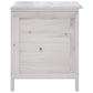 vidaXL Patio Storage Box White 19.7"x19.3"x22.2" Solid Wood Fir