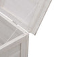 vidaXL Patio Storage Box White 19.7"x19.3"x22.2" Solid Wood Fir