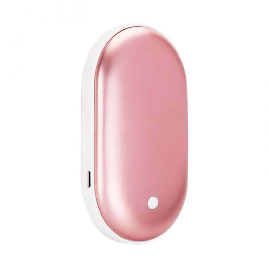 Warm & Cozy Portable Hand Warmer and Power Bank – 2-Pack in Rose Pink