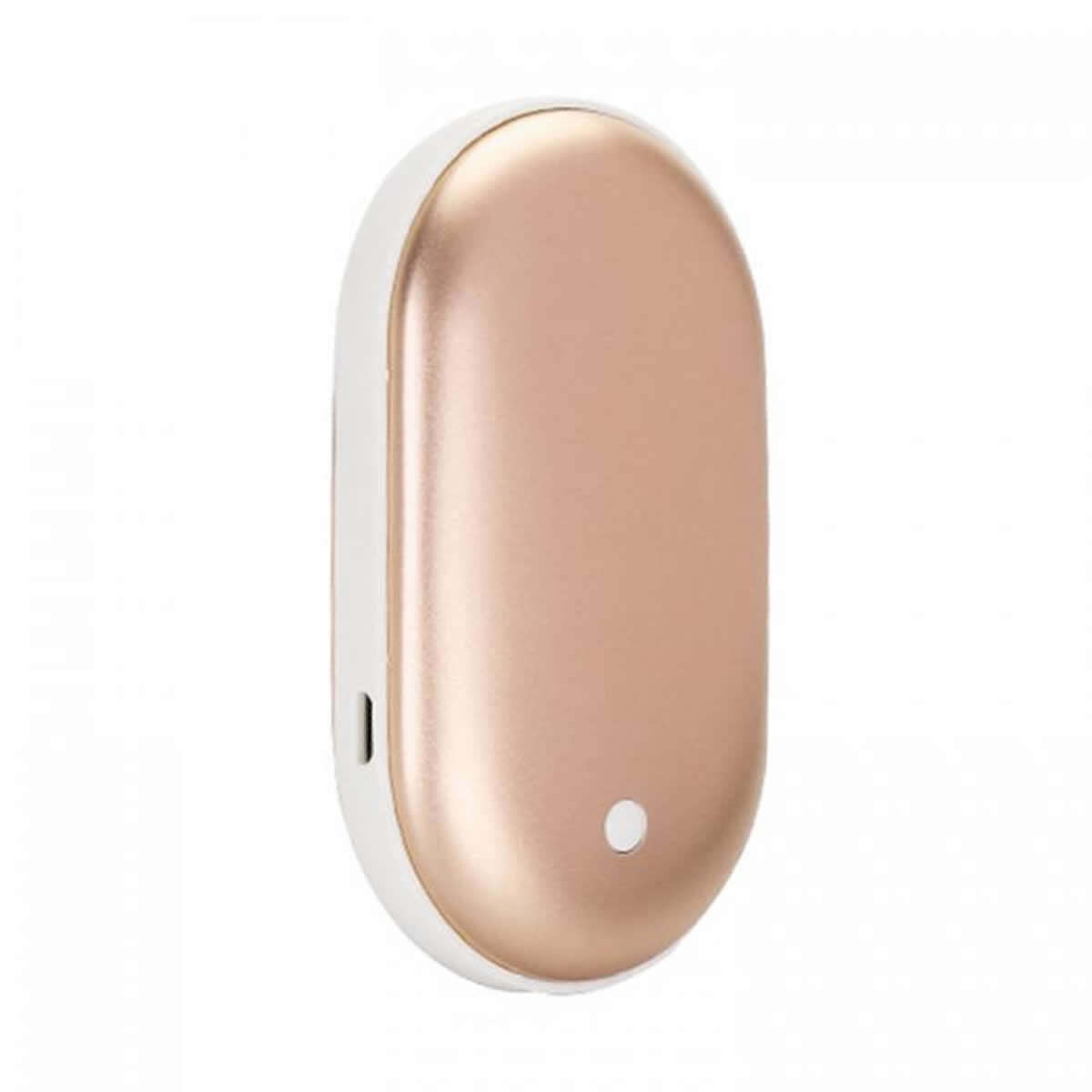 Warm & Cozy Portable Hand Warmer and Power Bank – 2-Pack in Gold