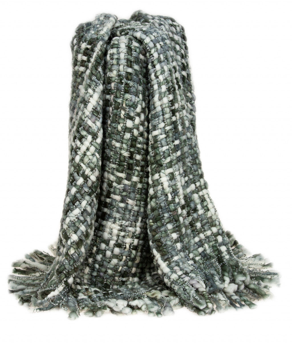 Multicolored Dreamy Knitted Throw – Soft and Cozy for a Transitional Look