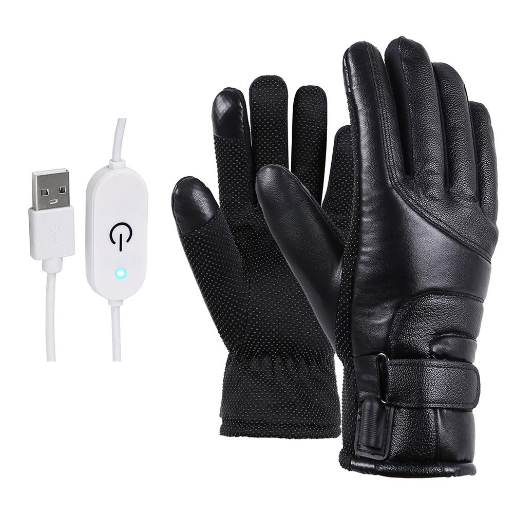 Rechargeable USB Hand Warmer Gloves – Electric Thermal Gloves for Winter