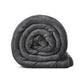 Dark Slate Gray Polyester Knitted Throw Blanket – Solid, Cozy, and Stylish