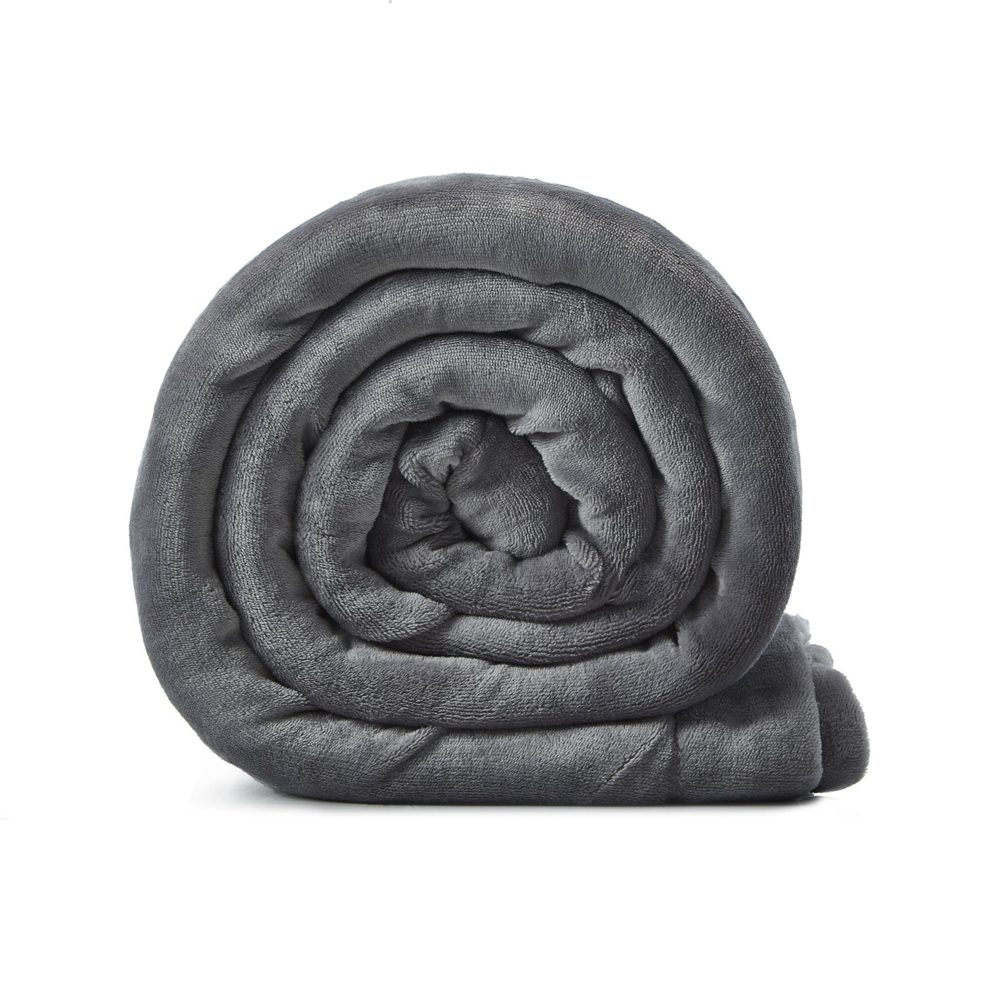 Light Gray Polyester Textured Knitted Throw Blanket – Solid, Cozy, and Stylish