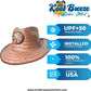 Kool Breeze Fedora Brown/Brown Solar Hat
