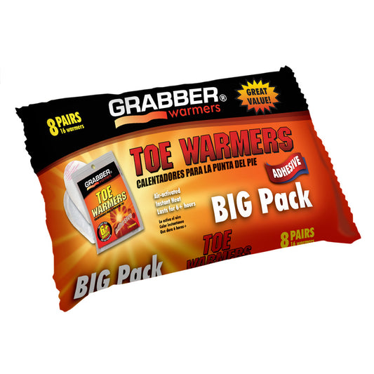 Grabber Toe Warmers – 8-Pack (8 Pairs) for Cozy Comfort