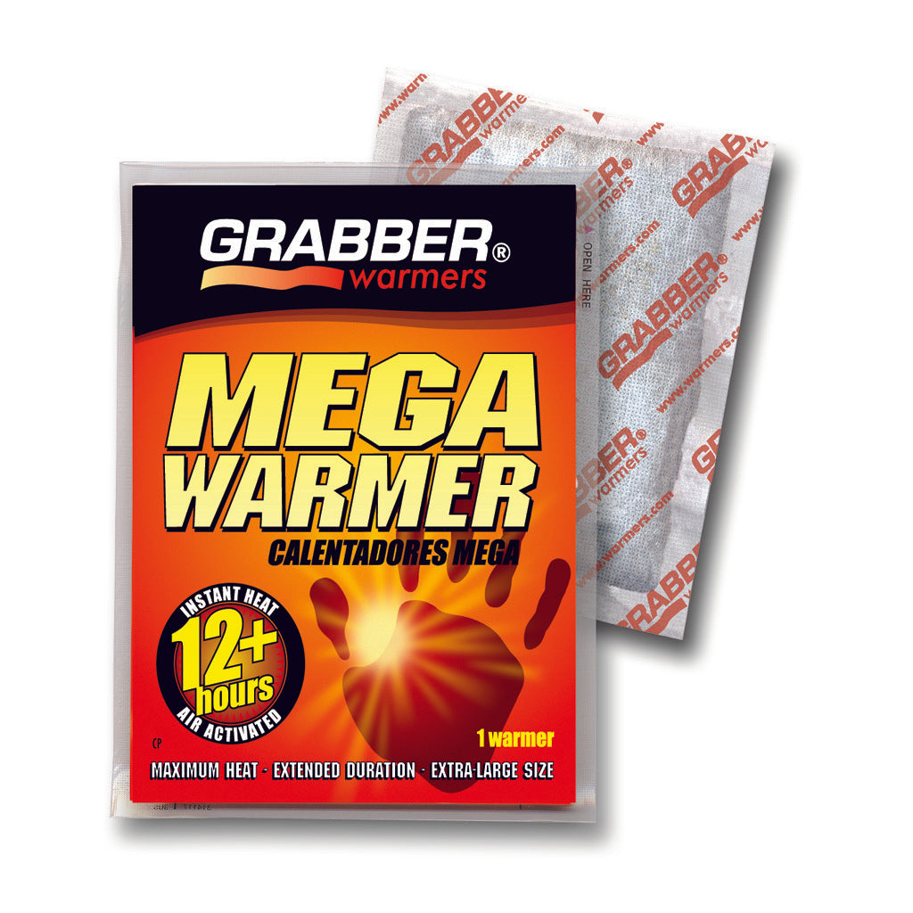 Grabber Mega Warmers – 30 Count, 12-Hour Long Lasting Warmth