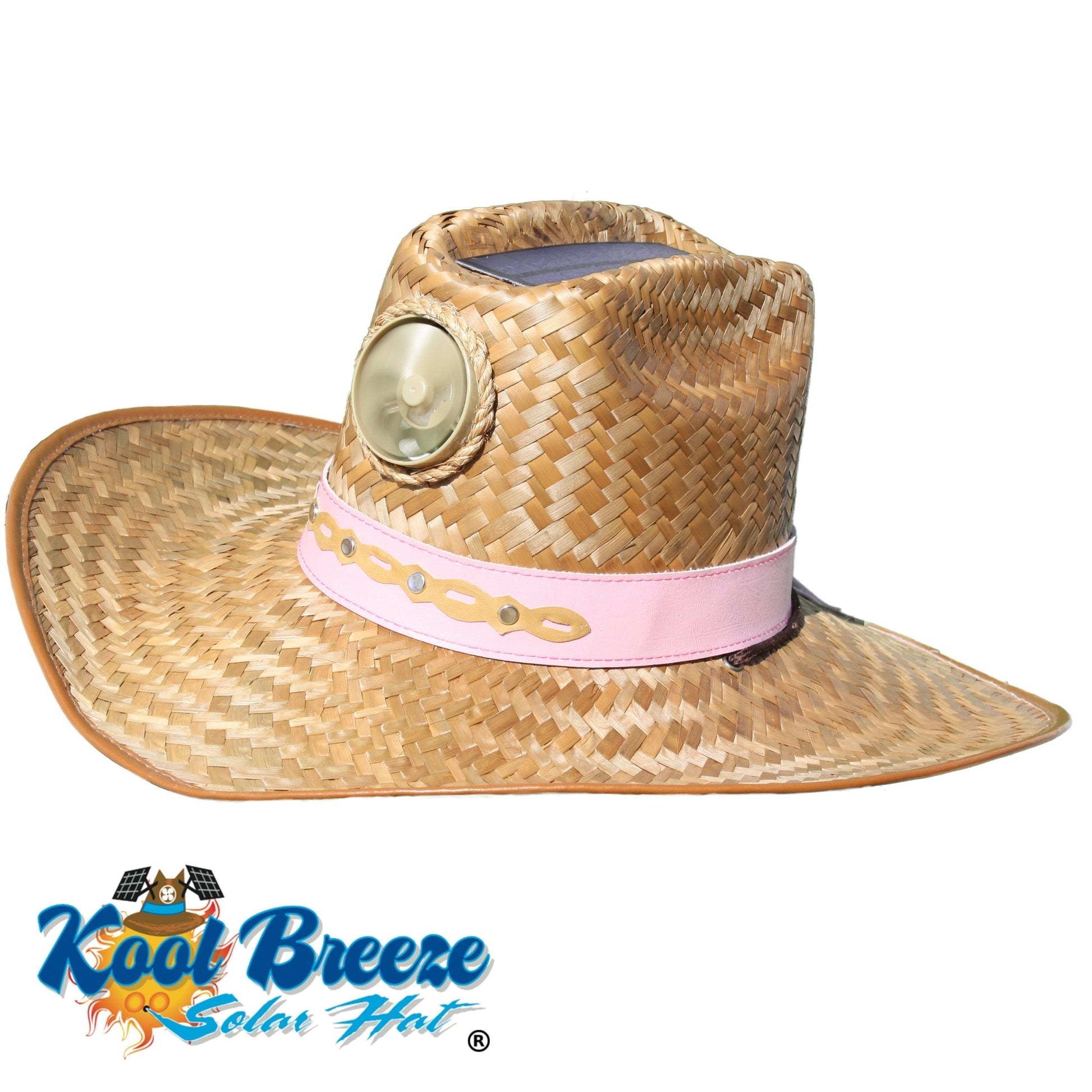 Kool Breeze Solar Cowgirl Straw Hat (Band) – Kool Breeze Solar Hats