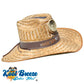 Men's Cowboy Solar Straw Hat w. Band