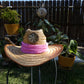 Cowgirl with Colored Scarf Solar Hat - Sun Hat with Fan, Extra Large