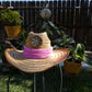 Cowgirl with Colored Scarf Solar Hat - Sun Hat with Fan, Large