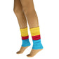 Leg Warmers for Women All Cotton Colorful Soft Knitted Leg Warmer 1 Pair