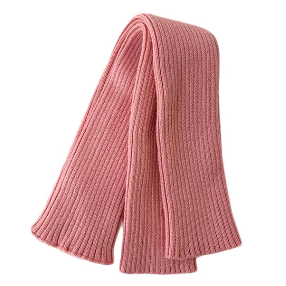 Womens Knitted Arm Sleeve Winter Warm Long Over Elbow Fingerless Thumb Hole Gloves Mittens Arm Warmer, Pink