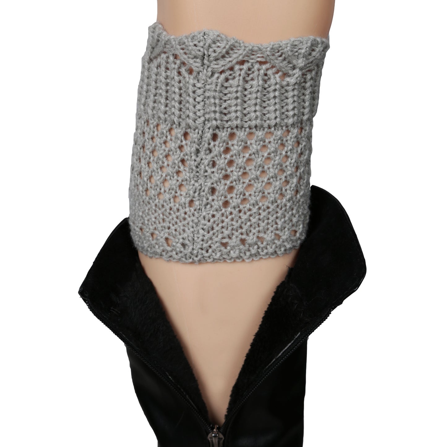 Women Winter Crochet Knit Leg Warmers