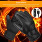 Electric Heated Gloves – USB Plug, Touchscreen, Leather, Windproof for Winter (Unisex)