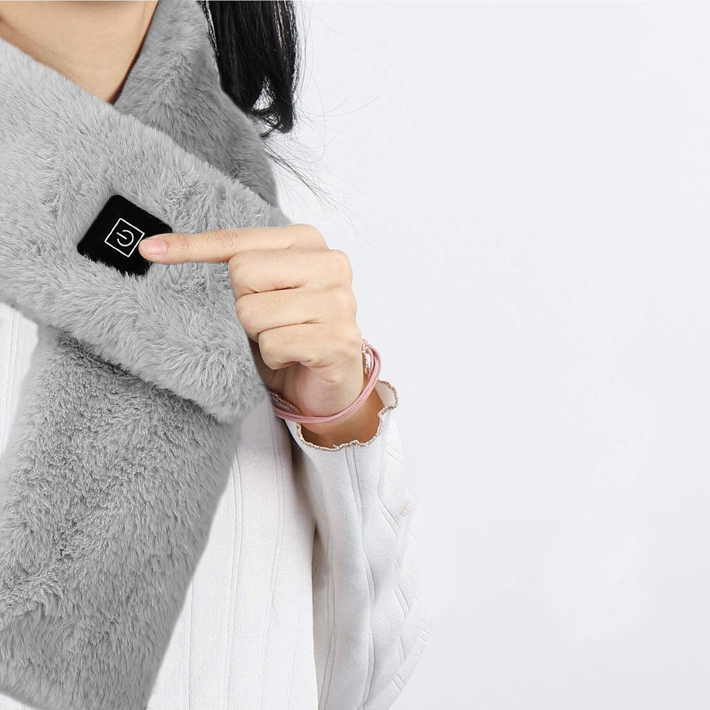 Electric Heated Scarf – USB Heating Neck Wrap for Men & Women, Winter Warm Shawl