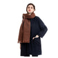 Scarf knitted thick line couple waffle solid color scarf warm retro long autumn and winter fashion