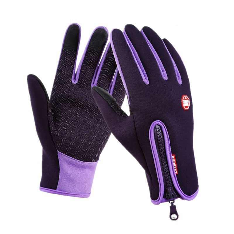 Men & Women Winter Gloves – Touchscreen Warm Gloves, Windproof, Non-Slip for Outdoor Cycling & Motorcycling