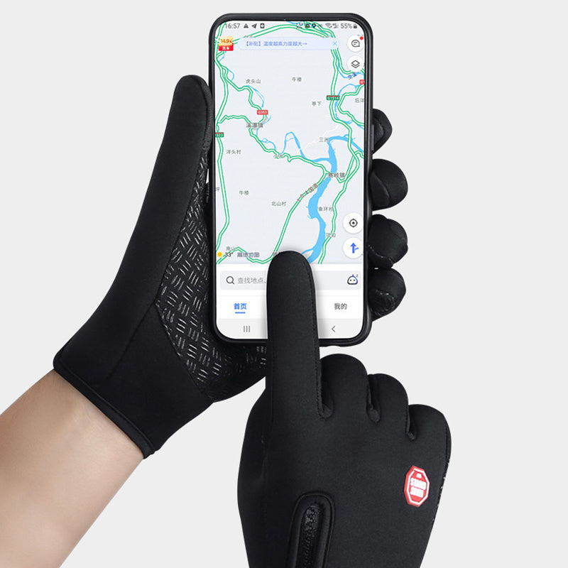 Men & Women Winter Gloves – Touchscreen Warm Gloves, Windproof, Non-Slip for Outdoor Cycling & Motorcycling