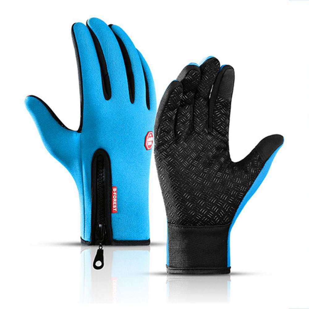 Men & Women Winter Gloves – Touchscreen Warm Gloves, Windproof, Non-Slip for Outdoor Cycling & Motorcycling