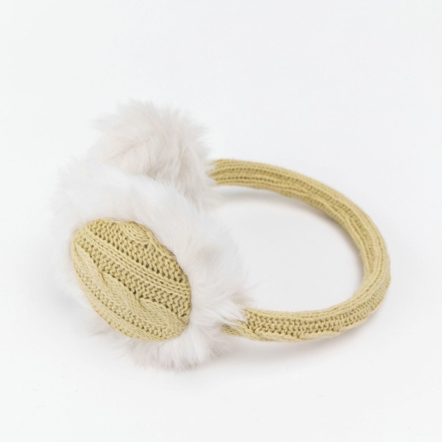 New Twisted Faux Wool Earmuffs for Adults – Warm, Windproof, and Cold-Resistant