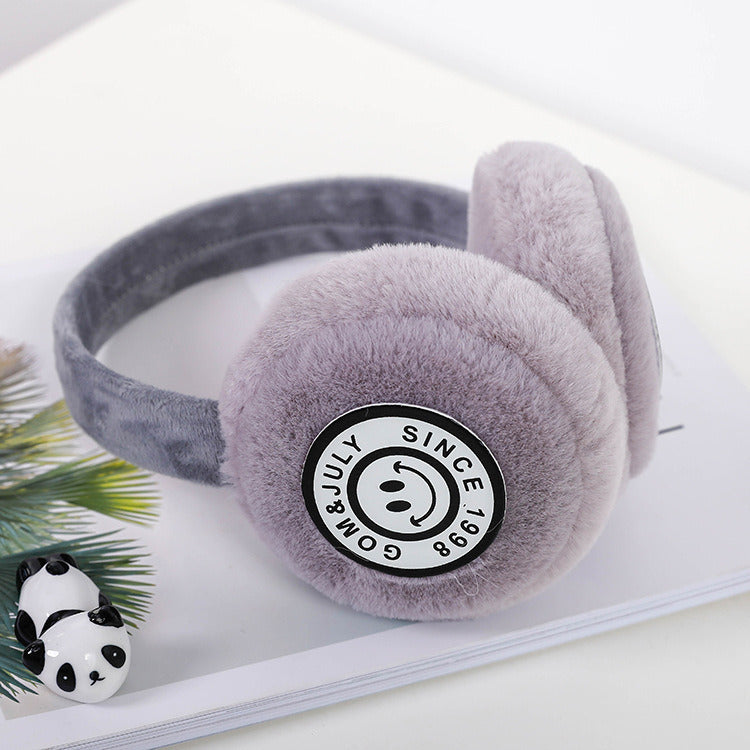 Winter Earmuffs for Women – Korean Fashion Plush, Cold & Windproof for Outdoor Wear