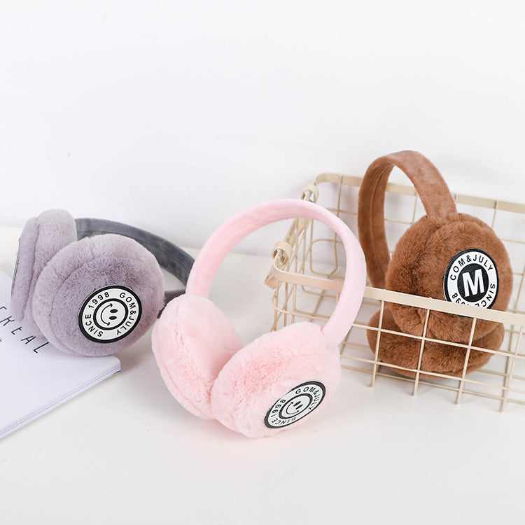 Winter Earmuffs for Women – Korean Fashion Plush, Cold & Windproof for Outdoor Wear