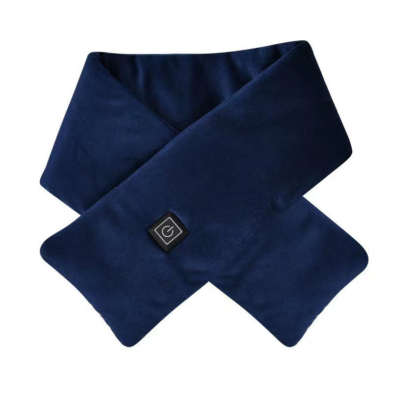 Electric Heated Winter Scarves Adjust Temperature Heating Neckerchief Comfortable USB Charging Collar Scarves Shawl Neck Warmer