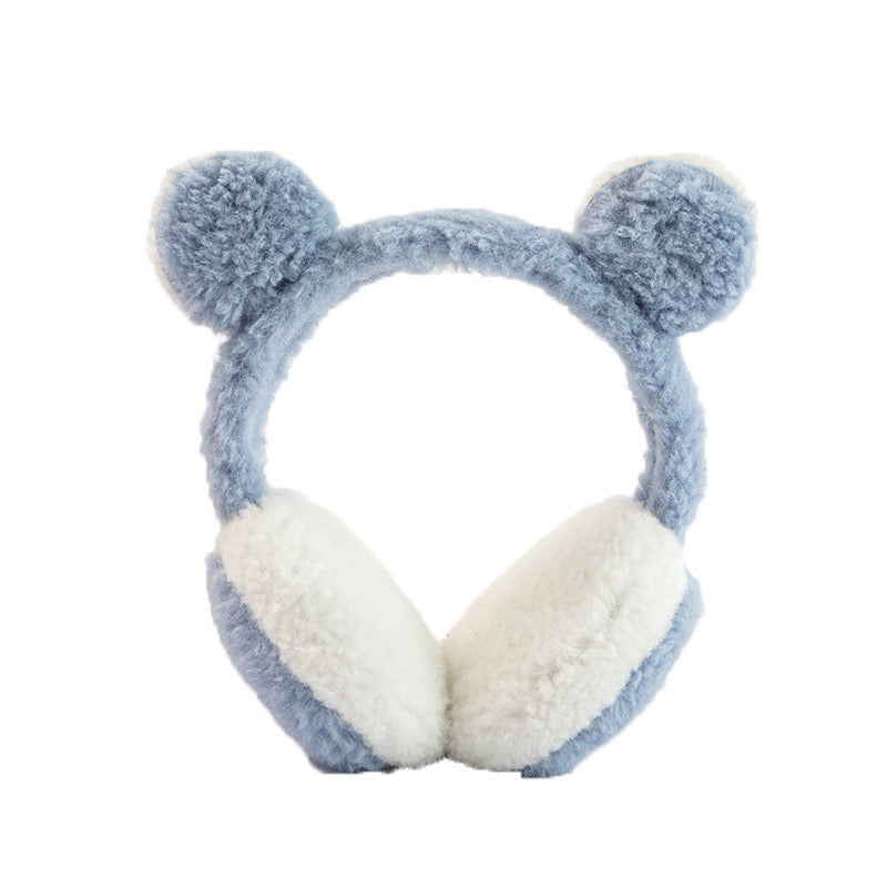 Warm Winter Earmuffs – Cute Plush Earmuffs for Girls, Retractable & Antifreeze