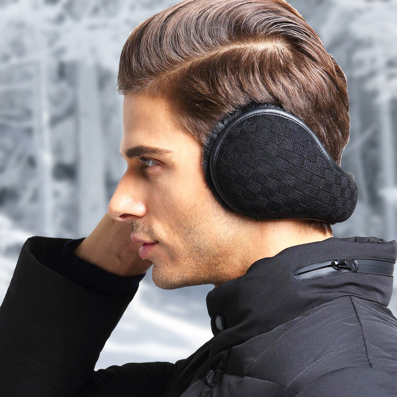 Winter Earmuffs – Men’s & Women’s Wool Plush Back-Wear Ear Warmers