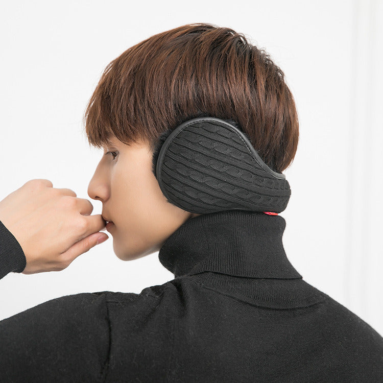 Winter Earmuffs – Men’s & Women’s Wool Plush Back-Wear Ear Warmers