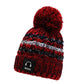 Winter Knitted Beanie for Women – Thick Chenille Hat with Fleece Lining & Pom-Pom