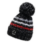 Winter Knitted Beanie for Women – Thick Chenille Hat with Fleece Lining & Pom-Pom