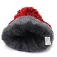 Winter Knitted Beanie for Women – Thick Chenille Hat with Fleece Lining & Pom-Pom