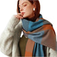 Autumn and winter 2021 warm cashmere tassel shawl plaid star scarf Runge temperament long scarf