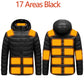 9-Zone Heated Jacket for Men – USB Electric Winter Coat, Warm Outdoor Sports Jacket