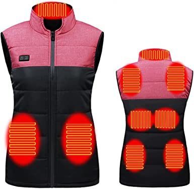 Men’s & Women’s Smart Heated Vest – Winter Warmth with 8 Heating Zones & USB Power