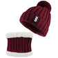 Women's Winter Beanie and Scarf Set - Warm Knitted Skull Cap