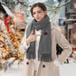 Electric Heated Scarf – USB Heating Neck Wrap, Unisex Soft Warm Scarf for Outdoor Activities