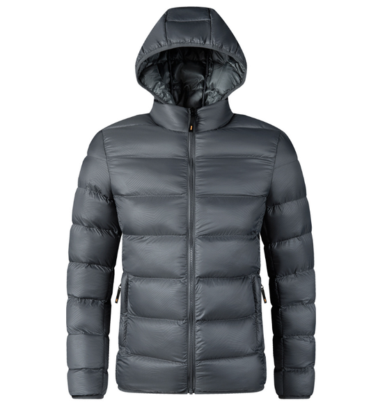 Mens Lightweight Packable Puffer Jacket Hooded Insulated Thermal Winter Jackets