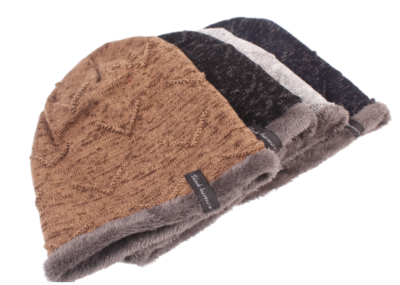 Warm Knit Cap – Soft Lamb Wool Fluffy Winter Snow Hat for Cold Weather