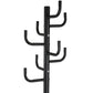 Black Metal Coat Rack Entry Hall Tree Hat Rack