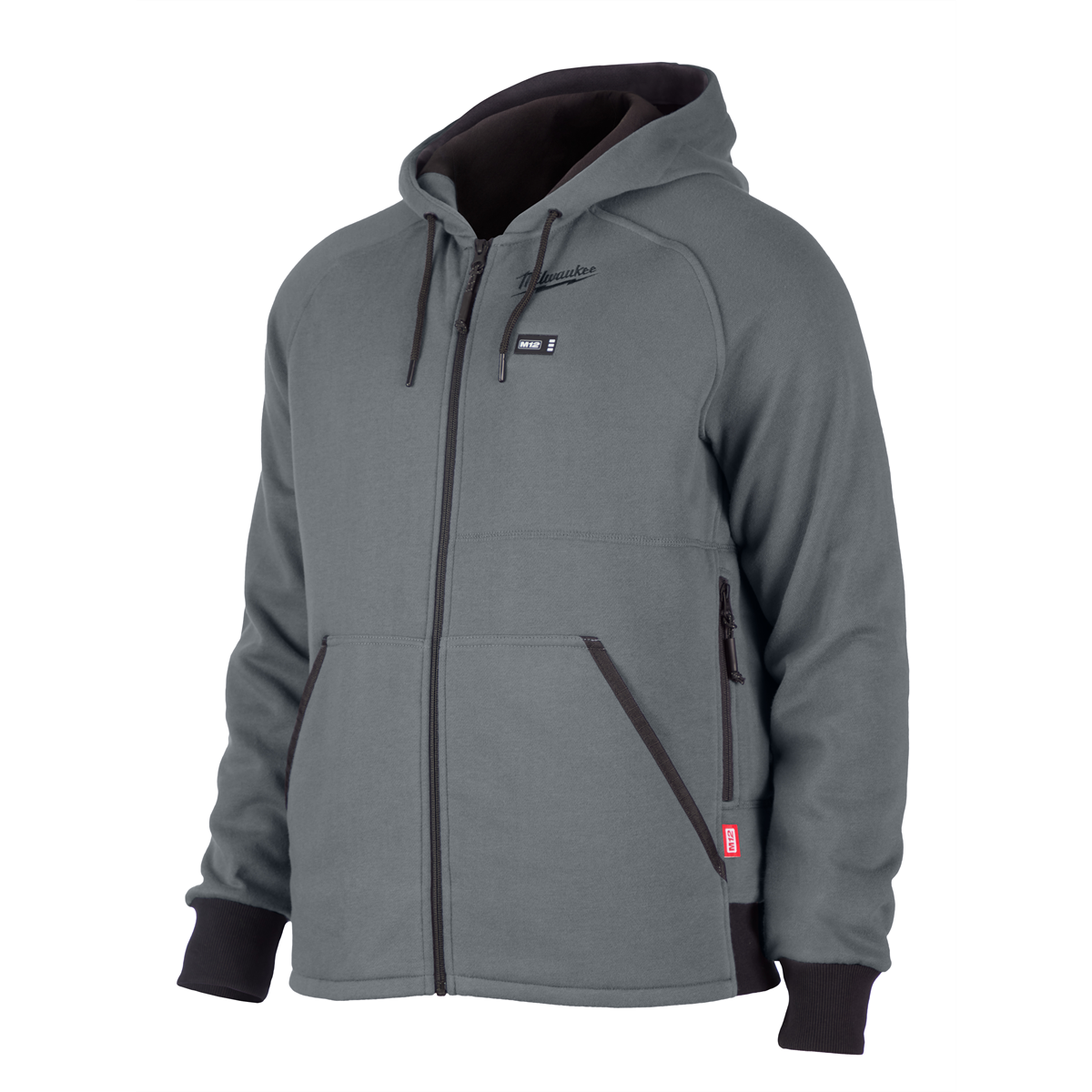 M12 Gray Heated Hoodie Kit – 2X Size for All-Day Warmth