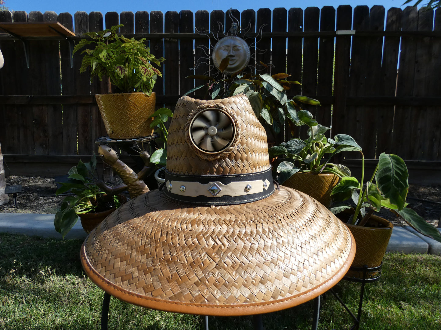 Men's Thurman with Band Solar Hat - Sun Hat with Fan, Extra Large