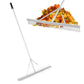 Aluminum Rake with 36 Inch Wide Rake Head and 68 Inch Long Handle